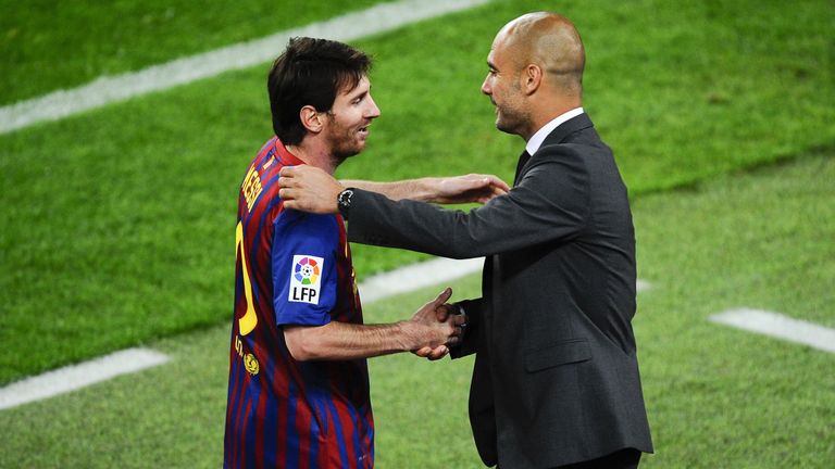 Pep Guardiola ainda aprecia Lionel Messi